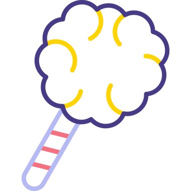 vektör çizgi film dondurması