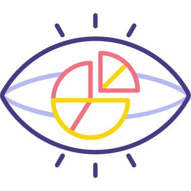 Bir güneş simgesinin vektör illüstrasyonu