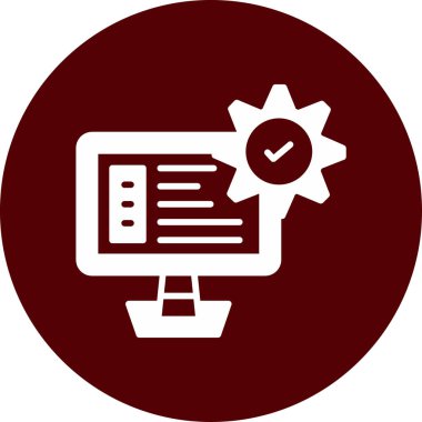 Seo simgesinin vektör illüstrasyonu