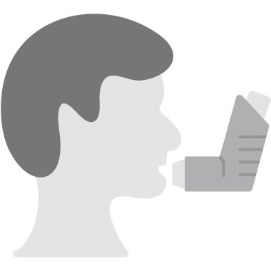 insan konuşan ikon vektör illüstrasyonunun düz tasarımı