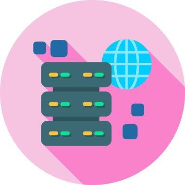 veri merkezi vektör simgesi