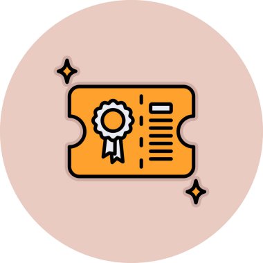 Rozet. Web simgesi basit illüstrasyon