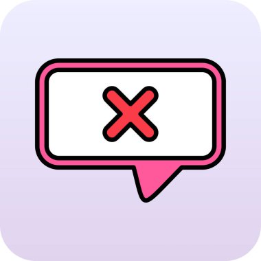 evet, vektör illüstrasyonlu konuşma balonu