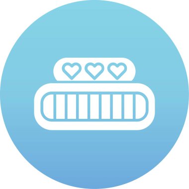 Bir b eksikliği simgesinin vektör çizimi