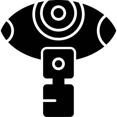 Kamera. Web simgesi basit illüstrasyon