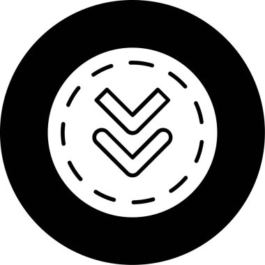 Para simgesi, vektör illüstrasyonu