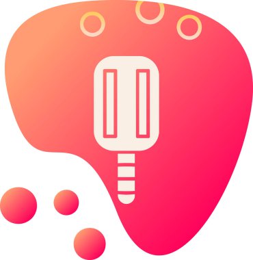 Vektör çizimi. Elektrik prizi. Web simgesi