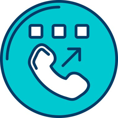 - Telefon. Web simgesi basit illüstrasyon