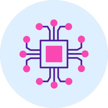 devre simgesi, vektör illüstrasyonu basit tasarım