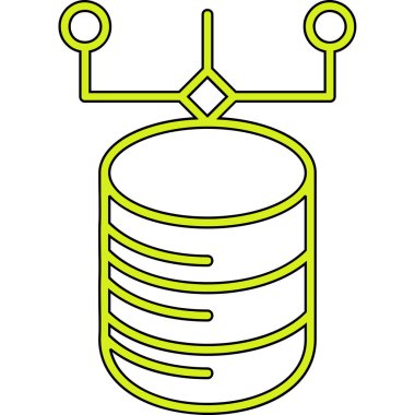 Modern oto tamir simgesinin vektör illüstrasyonu