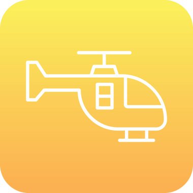 vektör helikopter simgesi