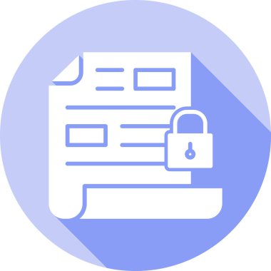 Kilit. Web simgesi basit illüstrasyon