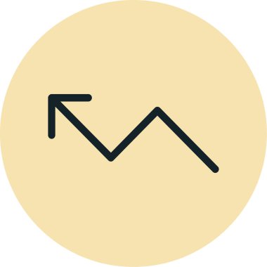 ok simgesi, vektör illüstrasyonu