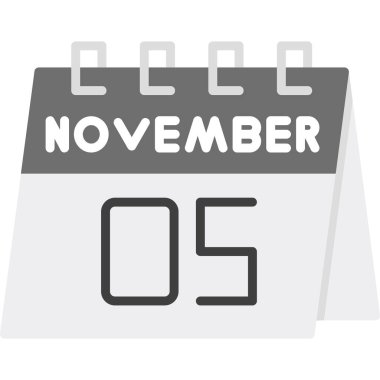 Takvim simgesinin vektör illüstrasyonu