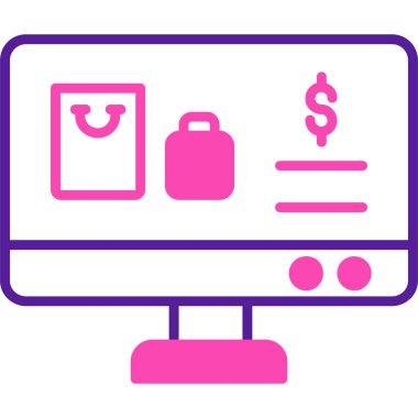 Çevrimiçi alışveriş kavramı vektör illüstrasyonu