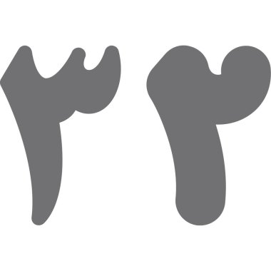 Kemik kemik simgesi ana hatları biçiminde