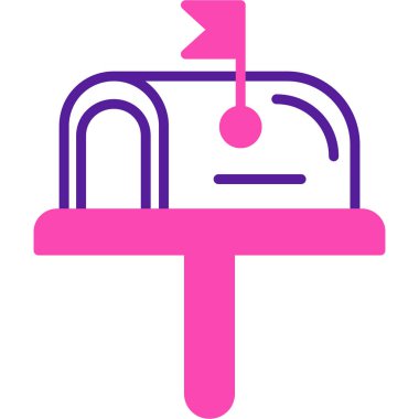 Modern bir simgenin vektör illüstrasyonu