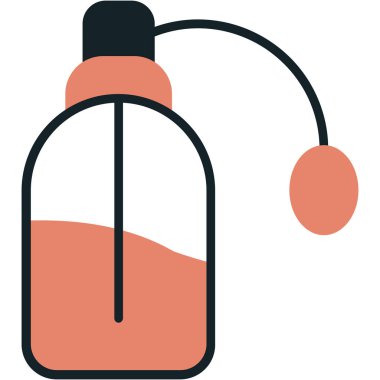 Parfüm. Web simgesi basit illüstrasyon