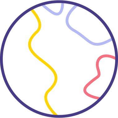 Modern simgenin vektör illüstrasyonu