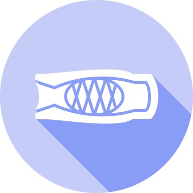 Kemik ikonu. vektör illüstrasyonu