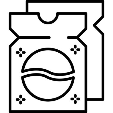 Süt simgesi, anahat stili