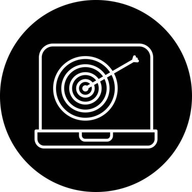 seo modern simgesinin vektör illüstrasyonu