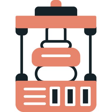 Modern simgenin vektör illüstrasyonu