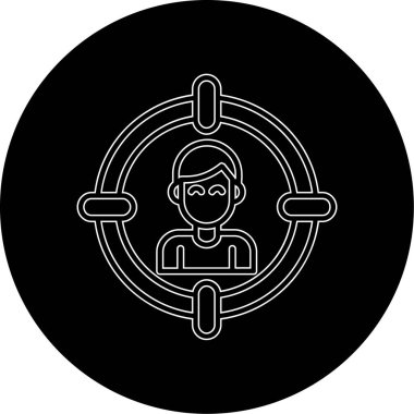 seo modern simgesinin vektör illüstrasyonu