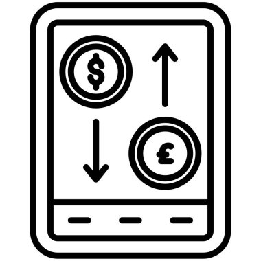 Mobil ödeme kutsal kişilerin resmi, vektör çizim