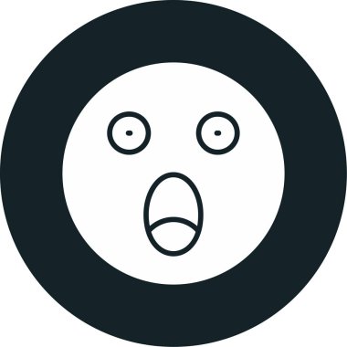 emoji yüz ifadesi vektör simgesi