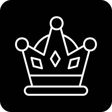 Taç simgesi, basit resimleme