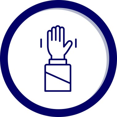 fare simgesi ile el, vektör illüstrasyon tasarımı