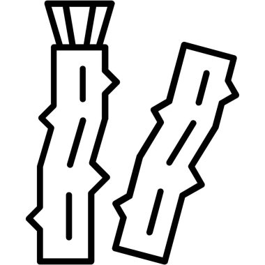 Şeker Web simgesi, basit vektör illüstrasyonu