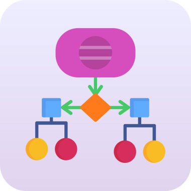 Modern simgenin vektör illüstrasyonu