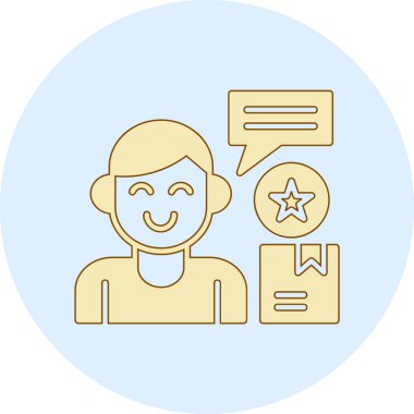 Müşteri memnuniyeti modern simge vektör illüstrasyonu