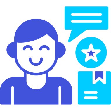 Sohbet simgesi vektör illüstrasyonu