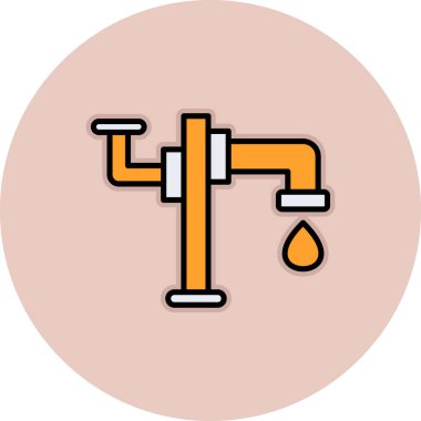 Modern ikon susuzluğunun vektör çizimi