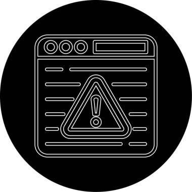 Modern bir simgenin vektör illüstrasyonu