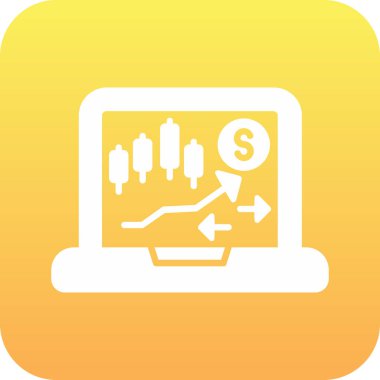 İş simgesinin vektör illüstrasyonu