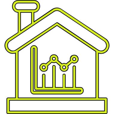 ev simgesi, vektör illüstrasyonu basit tasarım
