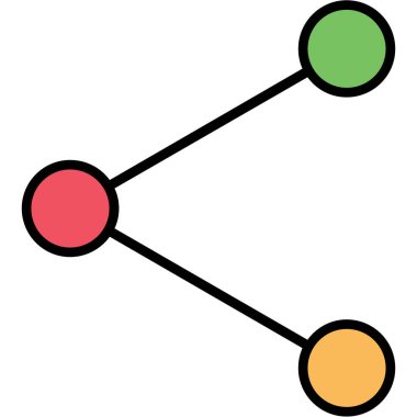Modern bir simgenin vektör illüstrasyonu