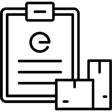 Taslak biçiminde pano kontrol listesi simgesi