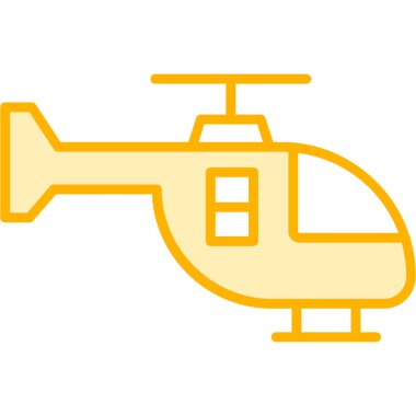 İkonun helikopteri. Seyahat sembolü için uygun. İki göz stili. Basit dizayn edilebilir. tasarım şablonu. Basit resimleme