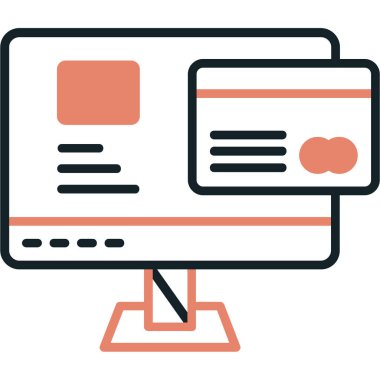 Web simgesi vektör illüstrasyonu