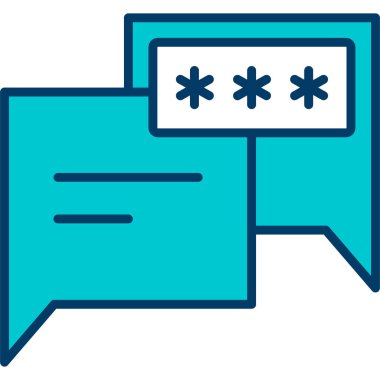 Moda biçimi izole edilmiş arkaplan parola simgesi