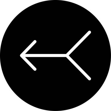 ok simgesi vektör illüstrasyonu