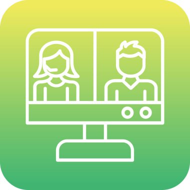 İnsan simgesinin vektör illüstrasyonu