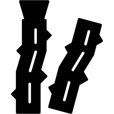 S harfinin vektör çizimi