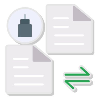 Bağlayıcı ile veri alışverişi yapan belgeler