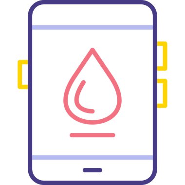 mobil simge vektör illüstrasyonu